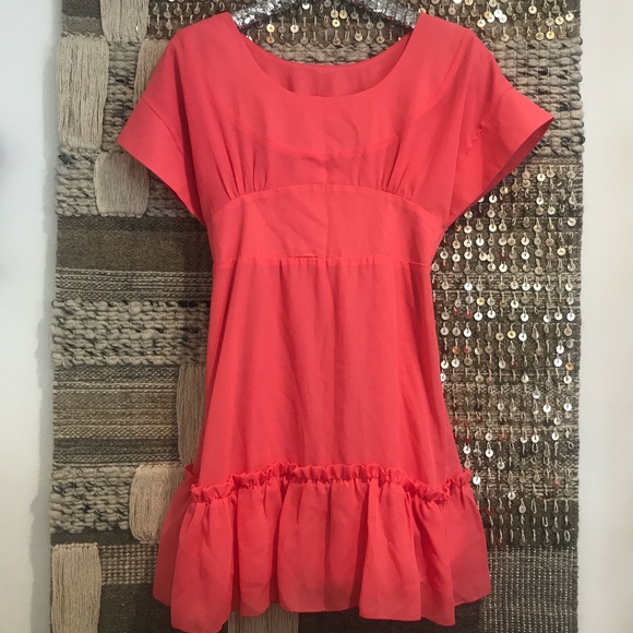 Yana K Dresses & Skirts - NWT Yana K silk babydoll dress pink XS (USA made!)
